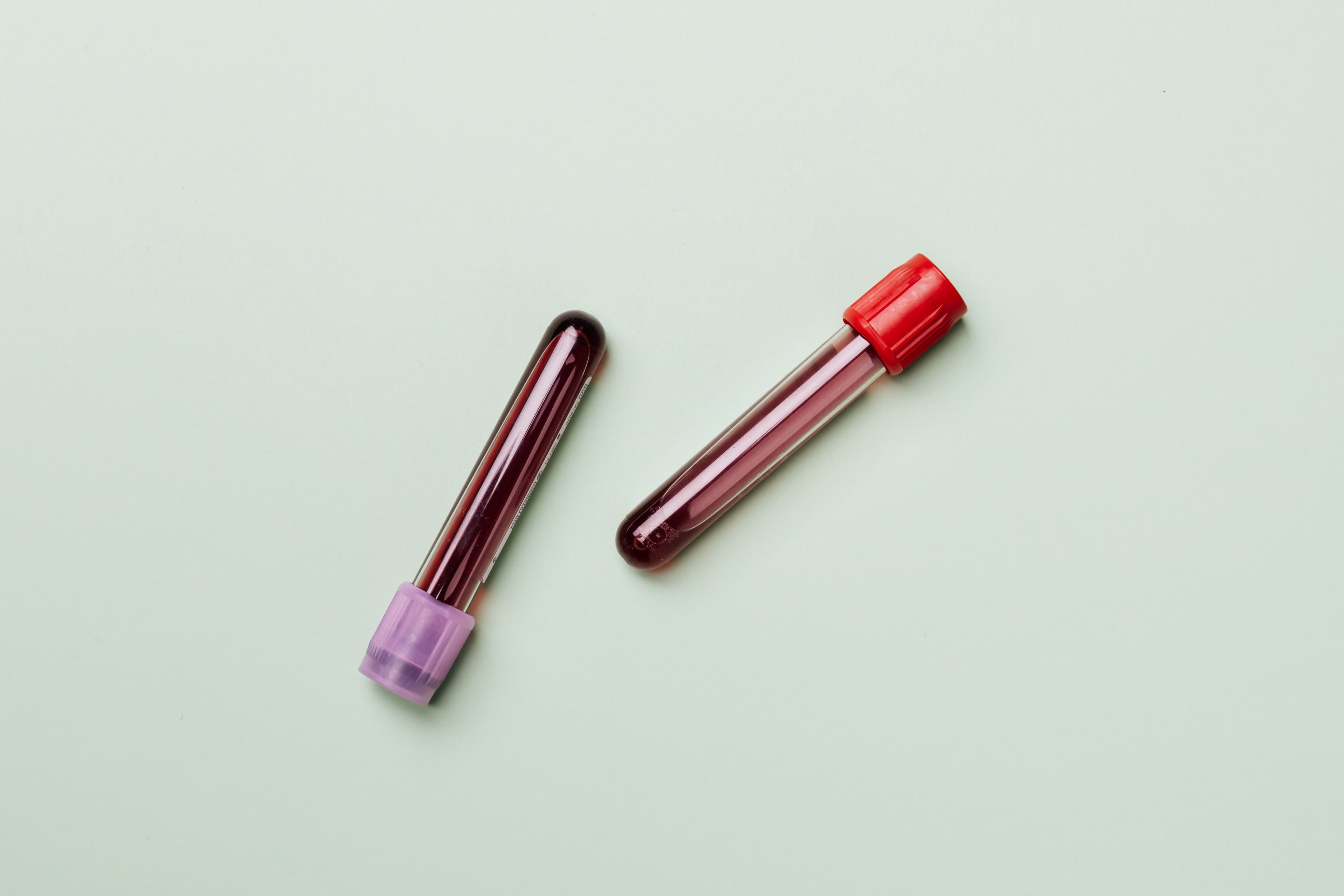 Blood vacutainers for sample collection